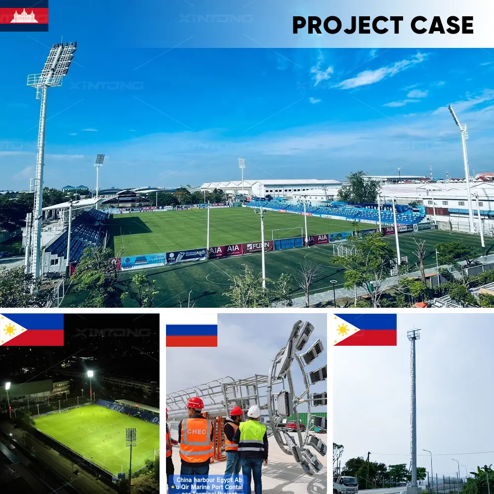 High-Quality STADIUM SERIES High Mast Light Factory, Exporter