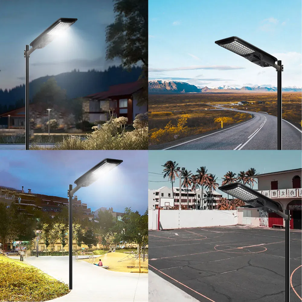 Iluminação Industrial da China Integrada Tudo em Um Luz de Rua Solar LED com Câmera