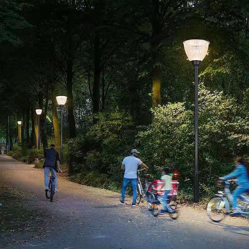Lâmpada LED de Alta Potência e Economia de Energia 3m Iluminação Solar para Jardim, Caminho e Estacionamento com Luz LED