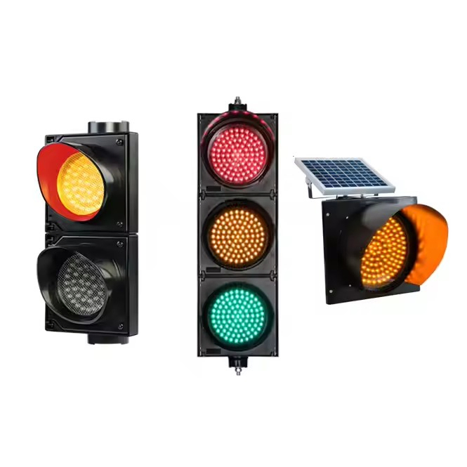 Sinalizador de Tráfego Solar LED Vermelho Amarelo Verde de Fábrica Preço de Fábrica Luz de Sinalização com Contagem Regressiva Preço do Sinal de Setas