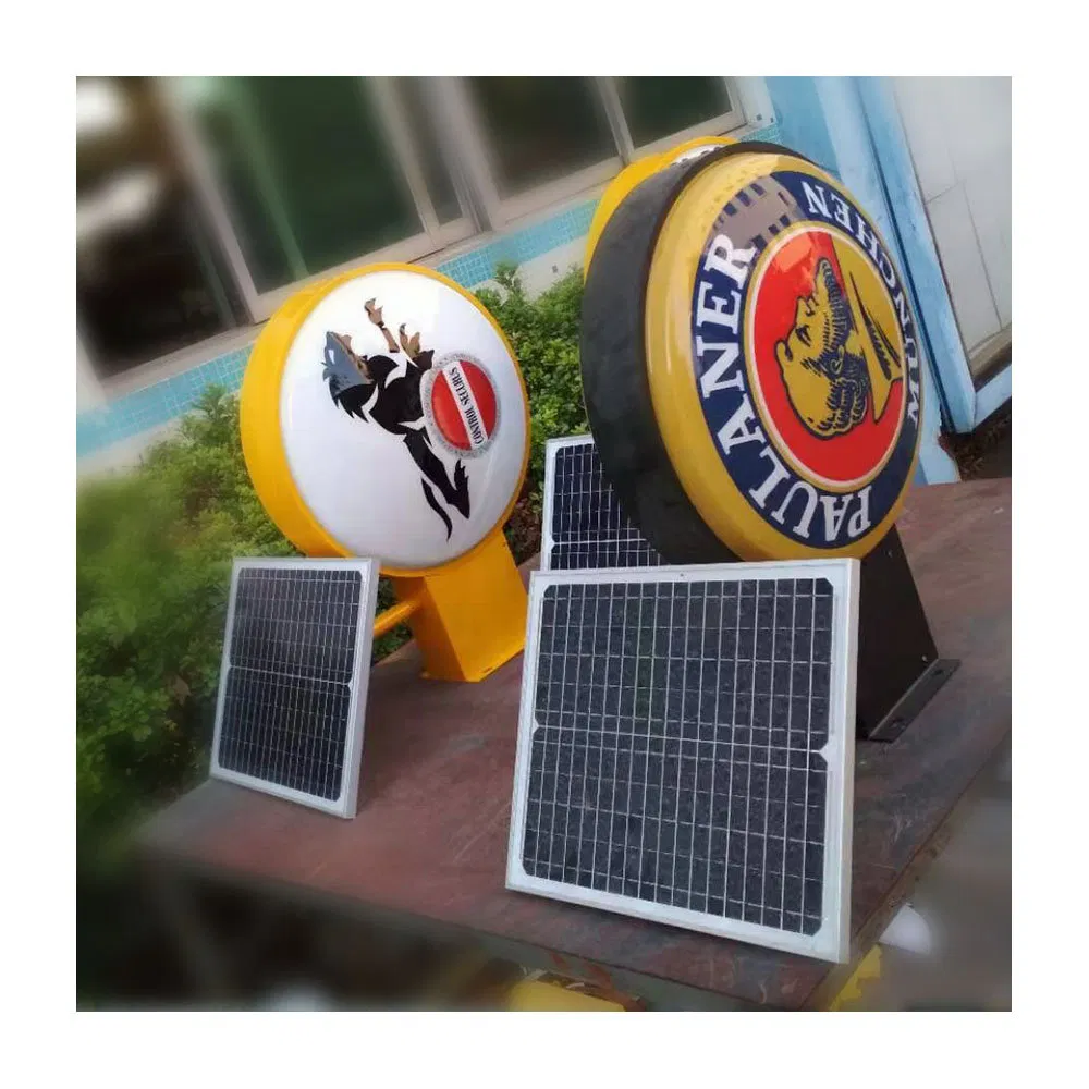 Placa de Publicidade em LED Solar de Alta Qualidade e Ecológica para Exterior