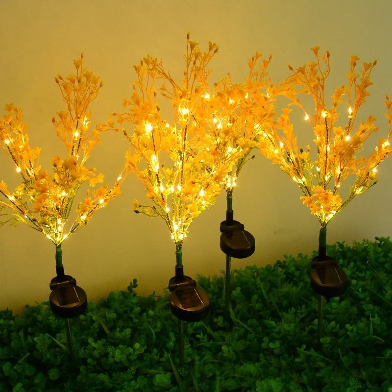 Luzes de Jardim Solar Brightrapeseed - Iluminação Decorativa Externa à Prova d'Água