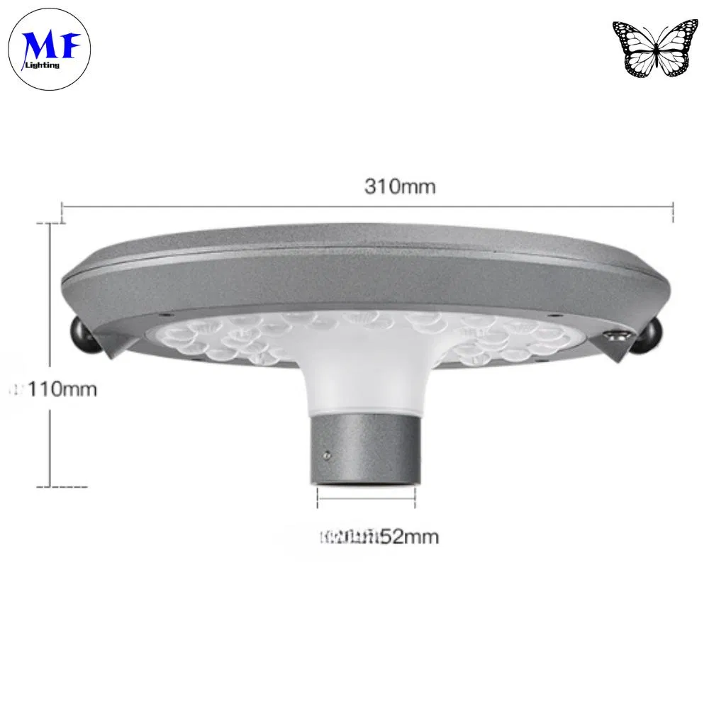 Preço de Fábrica 2 Anos de Garantia IP66 Sensores de Movimento PIR Duplos à Prova d'Água Solar LED para Iluminação Externa de Rua e Jardim para Caminho