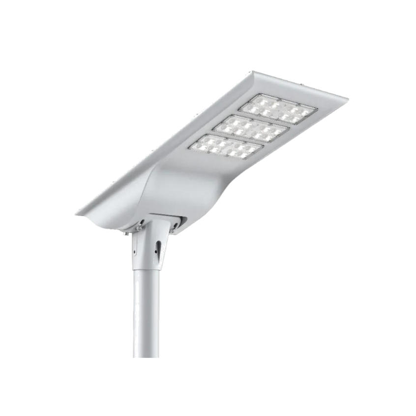 60W Iluminação Comercial LED Solar de Rua Off-Grid Design Tudo em Um para Iluminação de Estradas