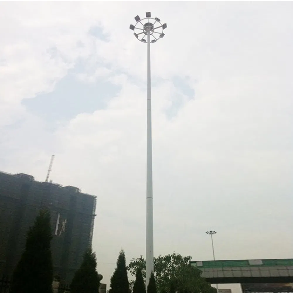 Fábrica 40/50m IP67 Estádio Projetado Rua Jardim Luz Solar LED Alto Mastro Iluminação
