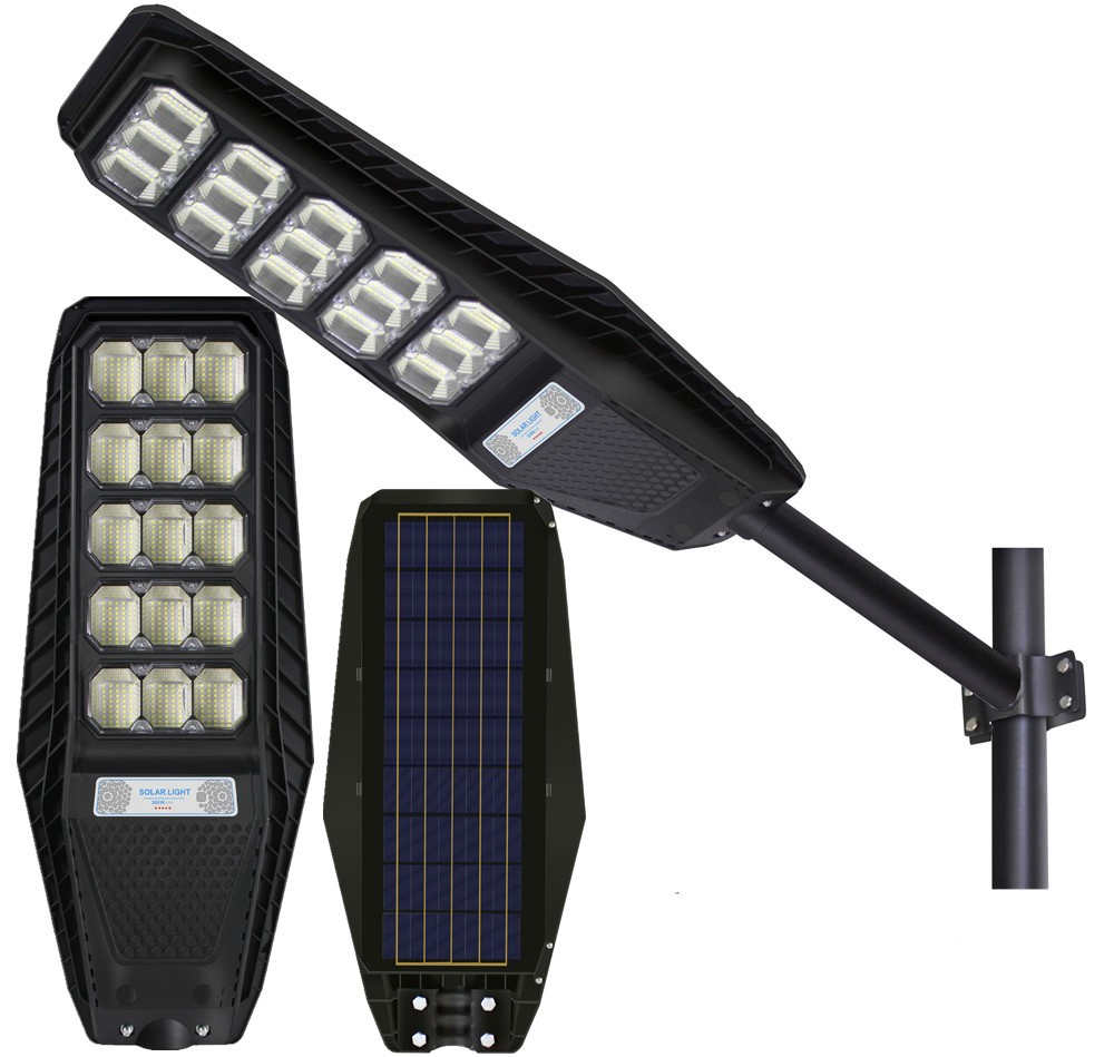 Fabricante CE da China Fábrica Fornecedor 1000/800/600/500/400W/300/200/150/100W Solar LED Rua Exterior Tudo em Um Câmera COB SMD Parede Inundação Jardim Iluminação de Estrada