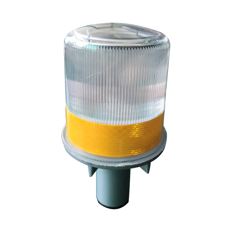 Lanterna Beacon Solar LED à Prova d'Água Pisca Luz de Alerta Âmbar Sinalizador de Tráfego Luz de Advertência Intermitente
