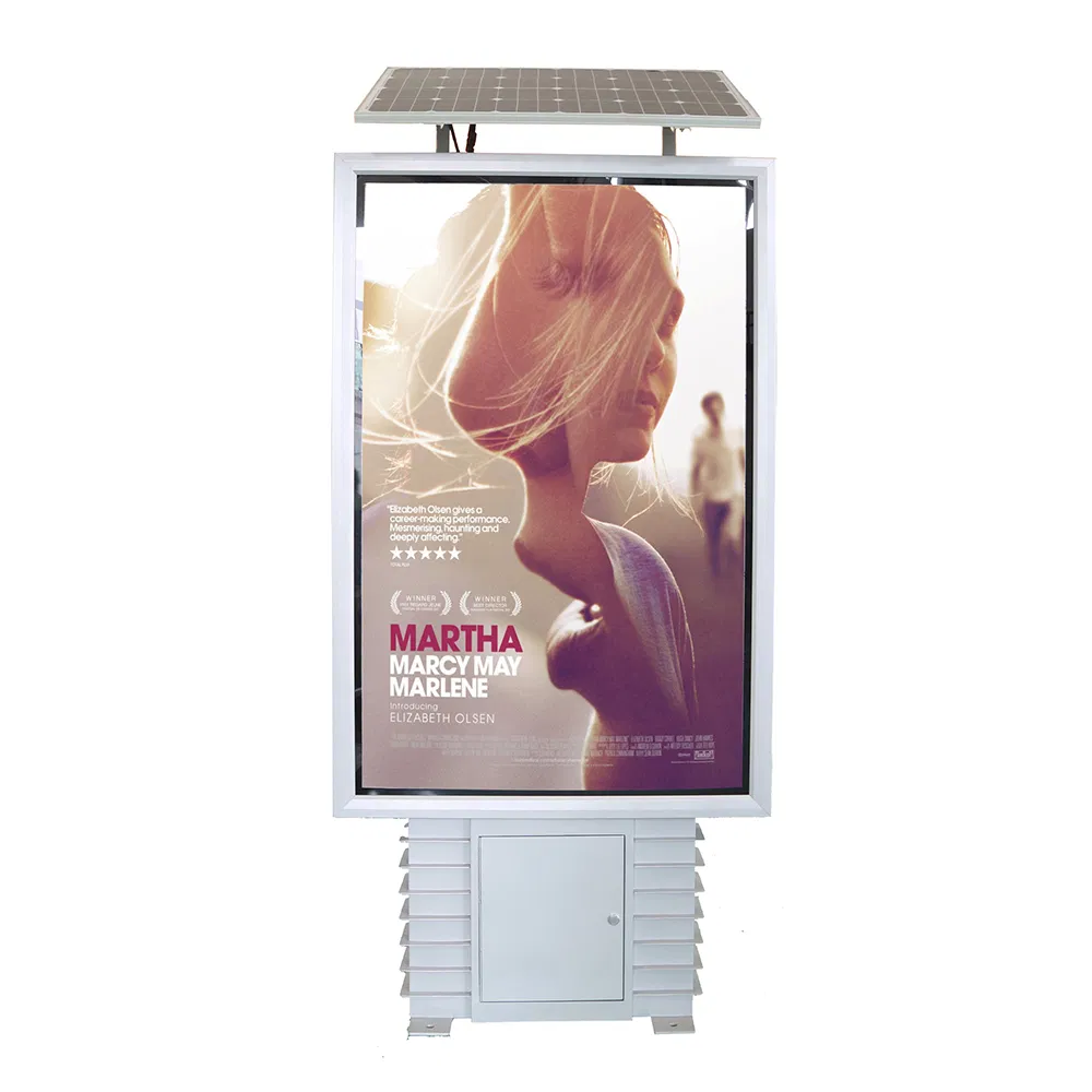 Placas Retroiluminadas Quadro LED Solar Caixa de Luz Display Lightbox