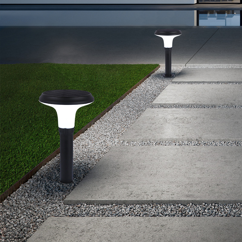 Iluminação de Paisagem para Caminhos LED Solar à Prova d'Água de Alta Brilho Mono Tudo em Um