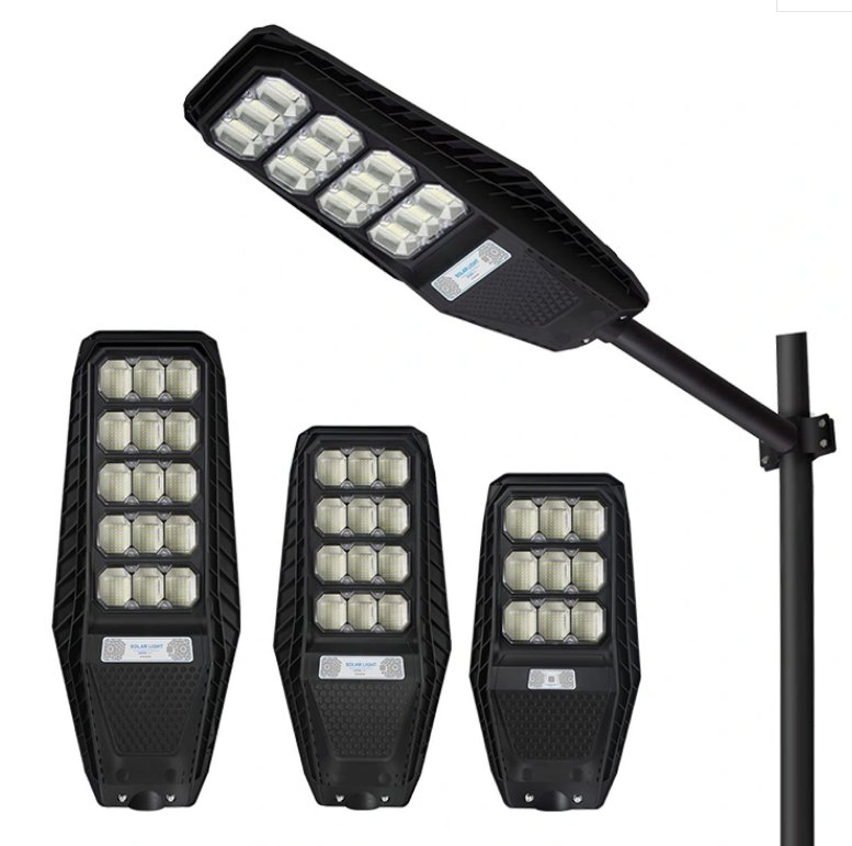 Fabricante CE da China Fábrica Fornecedor 1000/800/600/500/400W/300/200/150/100W Solar LED Rua Exterior Tudo em Um Câmera COB SMD Parede Inundação Jardim Iluminação de Estrada