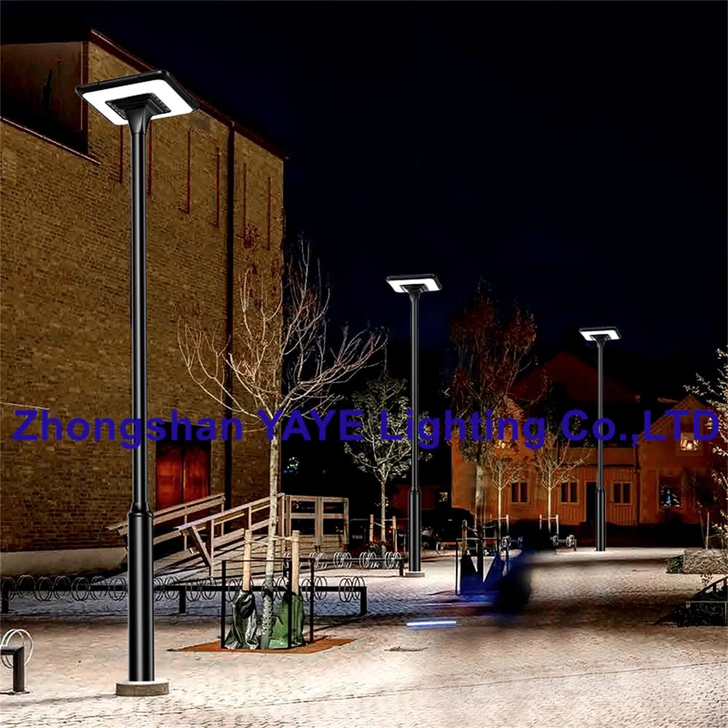 Yaye 2023 Fábrica Solar CE/RoHS 200W Iluminação Decorativa de LED para Jardim ao Ar Livre em Alumínio para Calçada e Caminho 23 Anos de Experiência em Produção e Exportação Melhor Serviço