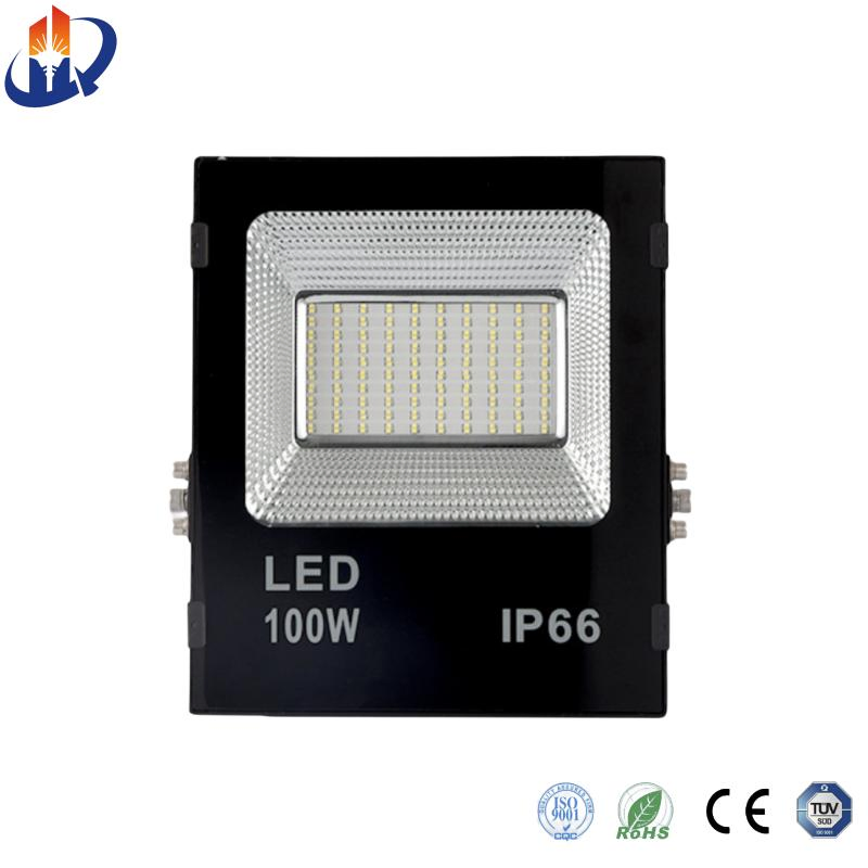 Luz de Rua Solar à Prova d'Água em Alumínio LED para Iluminação Externa IP65 Lâmpada de Inundação 50W/80W/120W/100W Spot