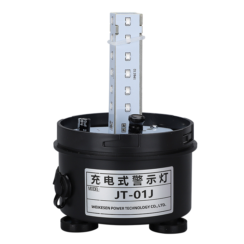 Lanterna de Aviso Rotativa Recarga Solar LED Jt-01j