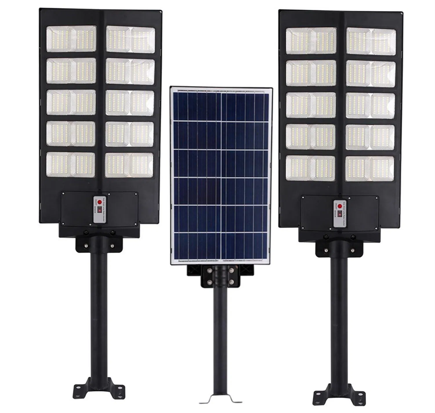 Yaye 2022 Mais Quente Vender Ao Ar Livre IP67 À Prova D'Água LED Integrado 200W /300W/400W Sensor de Movimento Tudo em Um Iluminação Solar de Rua com 1000PCS Estoque