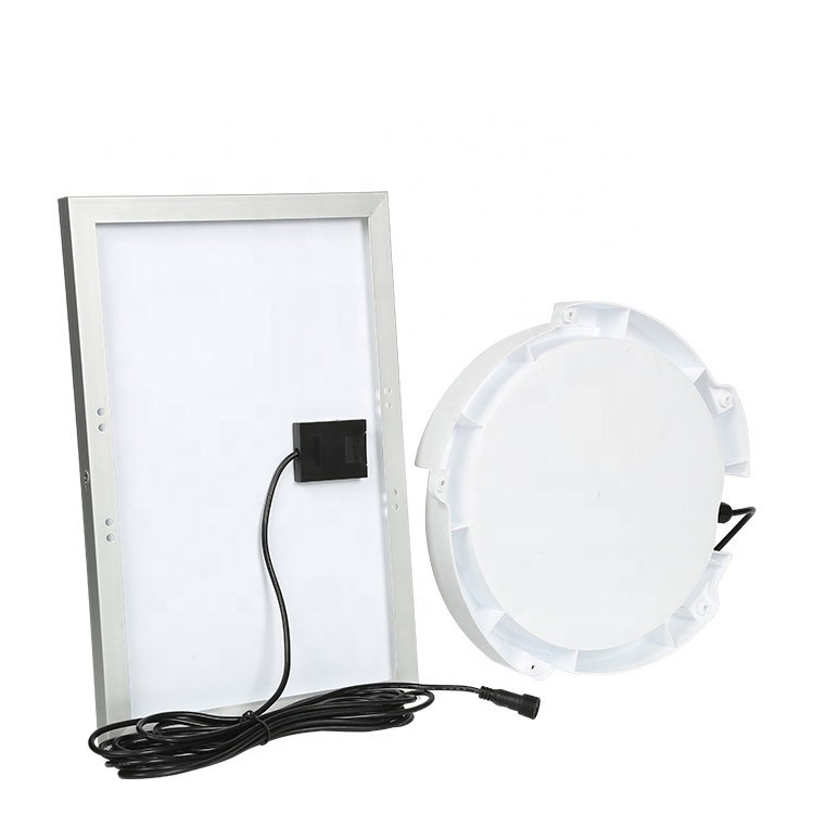 Iluminação de Teto Solar com Controle Remoto para Pátio, Garagem e Paisagismo