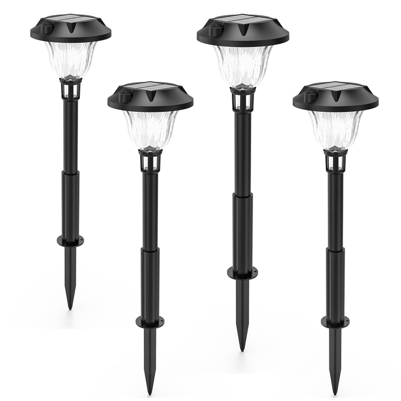 Lâmpada Solar RGBW para Jardim Iluminação Decorativa Solar LED para Paisagismo