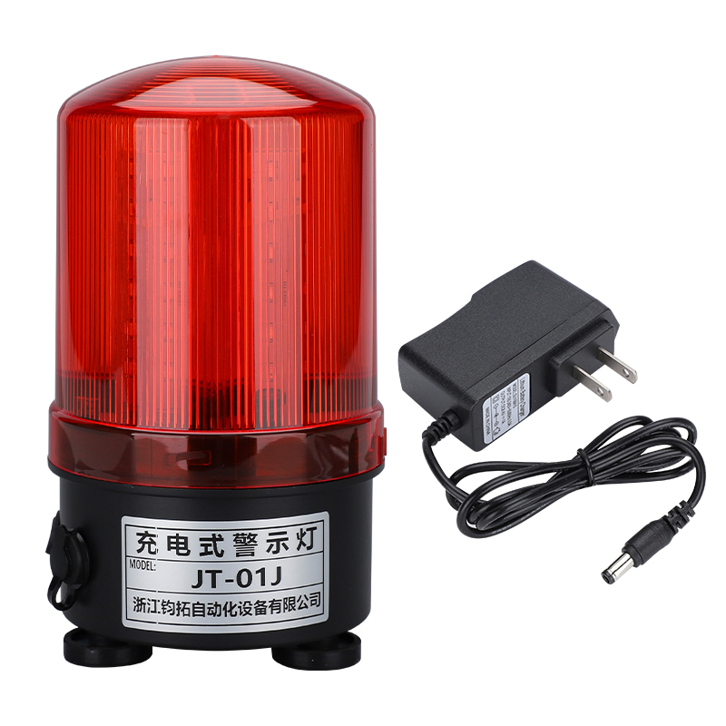 Lanterna de Aviso Rotativa Recarga Solar LED Jt-01j