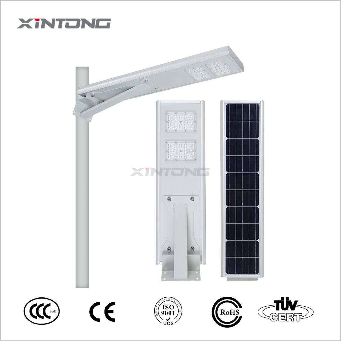 Venda Quente de Iluminação de Rua Solar LED ao Ar Livre com 6m Poste Galvanizado a Quente
