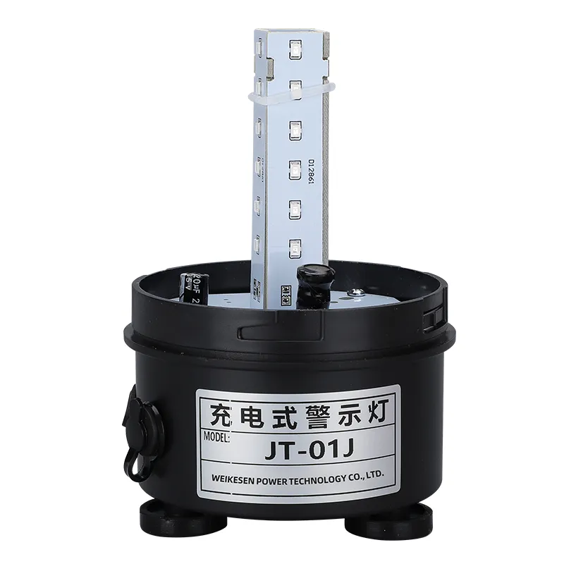 Lanterna de Aviso Rotativa Recarga Solar LED Jt-01j