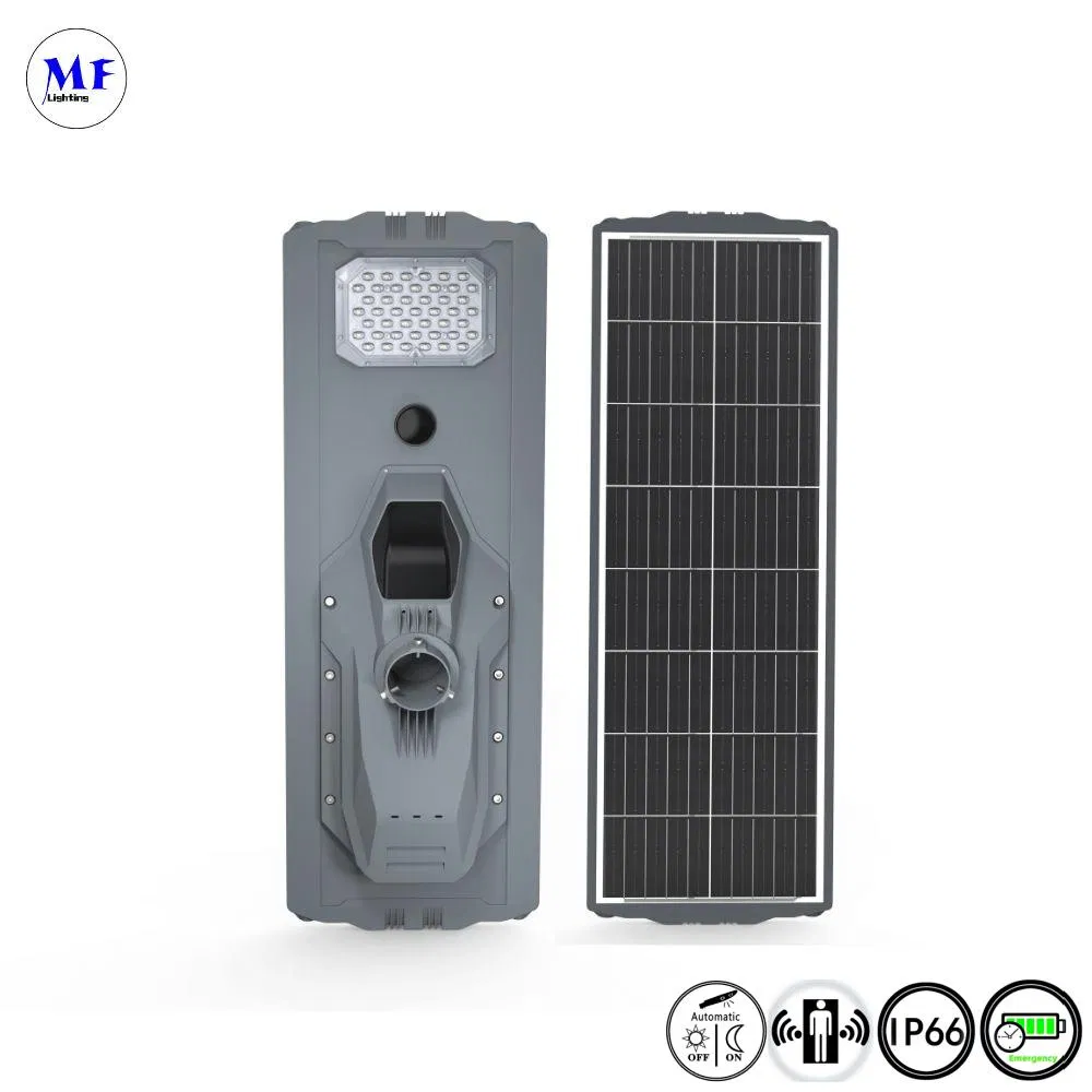 Preço de Fábrica Luz Solar ao Ar Livre IP66 100W 200W 300W 400W Luz de Estacionamento Luz Solar de Rua com Câmera Sensor de Fotocélula Controle Remoto