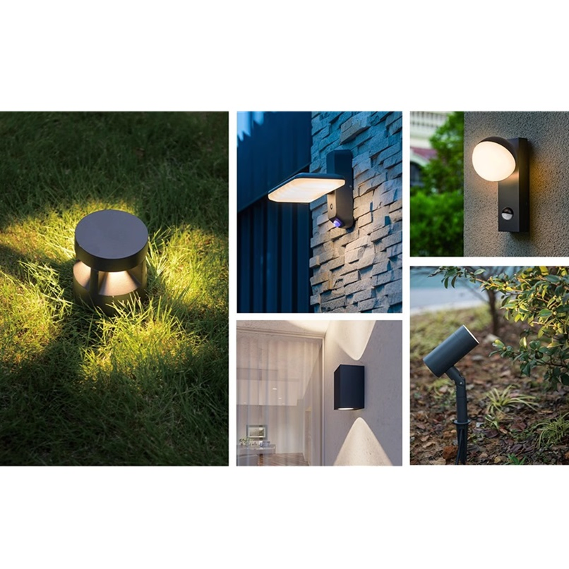 Luz de Inundação LED Solar com Sensor de Movimento para Iluminação Externa com Controle Remoto TJ19