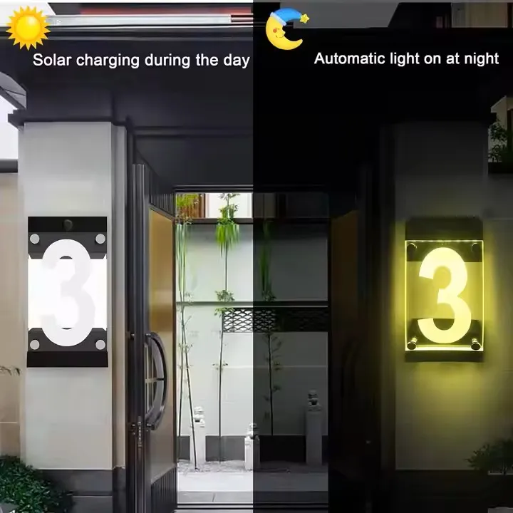 Placa de Endereço Solar 6