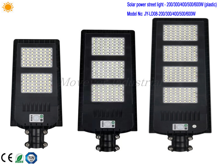 Promoção 200W (2100LM) Iluminação de Rua LED Solar Powered ABS