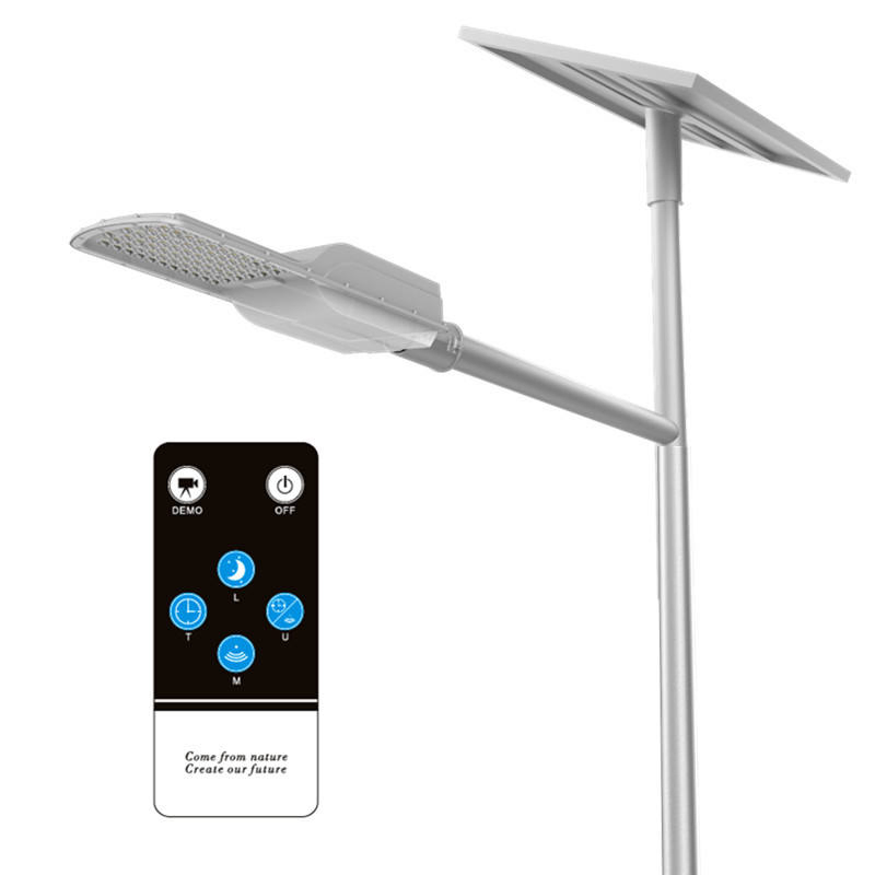 Luminária de Rua Solar de Alta Qualidade LiFePO4 Controlador MPPT IP65 Iluminação para Estacionamento Externa à Prova d'Água