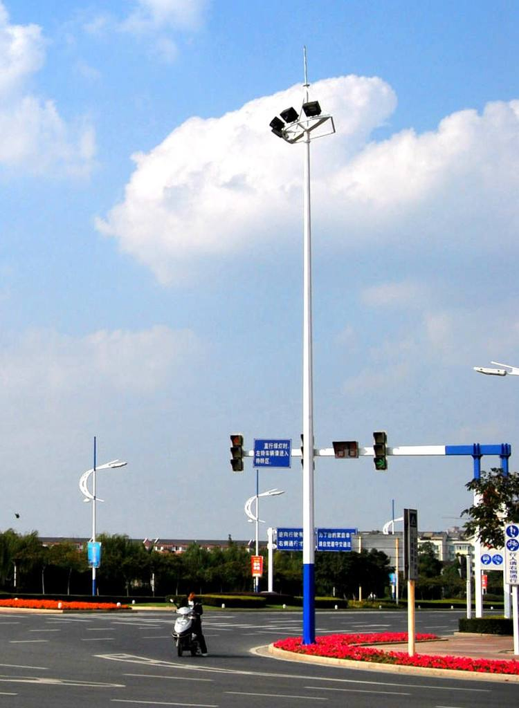 Fábrica 40/50m IP67 Estádio Projetado Rua Jardim Luz Solar LED Alto Mastro Iluminação