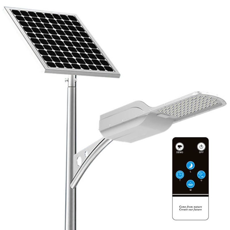 Luminária de Rua Solar de Alta Qualidade LiFePO4 Controlador MPPT IP65 Iluminação para Estacionamento Externa à Prova d'Água