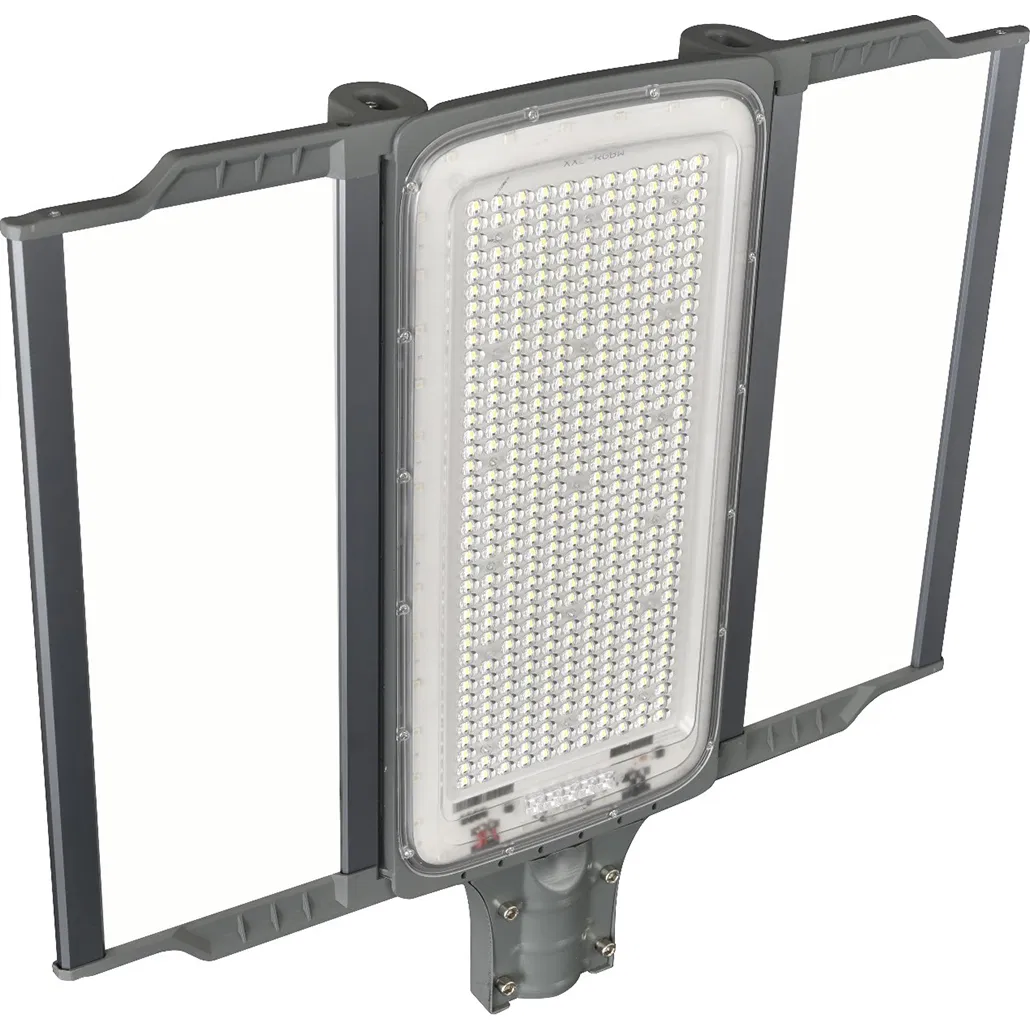 Todos em Um Painel de Rua LED Inteligente 120W com Bateria Integrada para Iluminação Solar