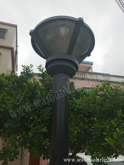 Novo Design Antigo Iluminação LED Decorativa 2-3m Iluminação Solar Externa para Jardim Poste de Luz para Jardim