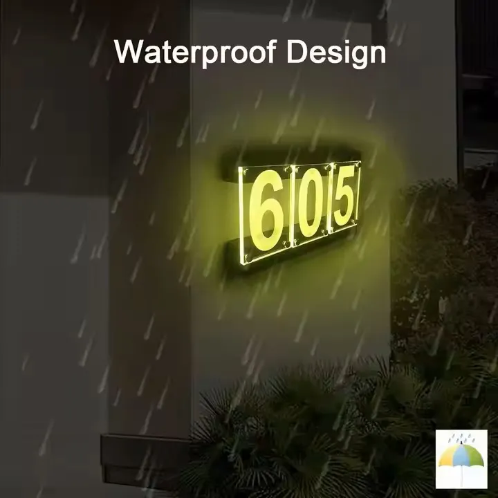 Placa de Endereço Solar 5