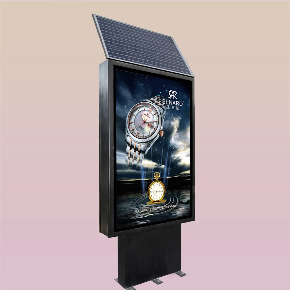 Placas Retroiluminadas Quadro LED Solar Caixa de Luz Display Lightbox