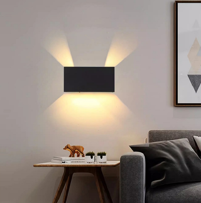 Luz Solar de Parede Montada para Cerca de Iluminação de Jardim de Pátio