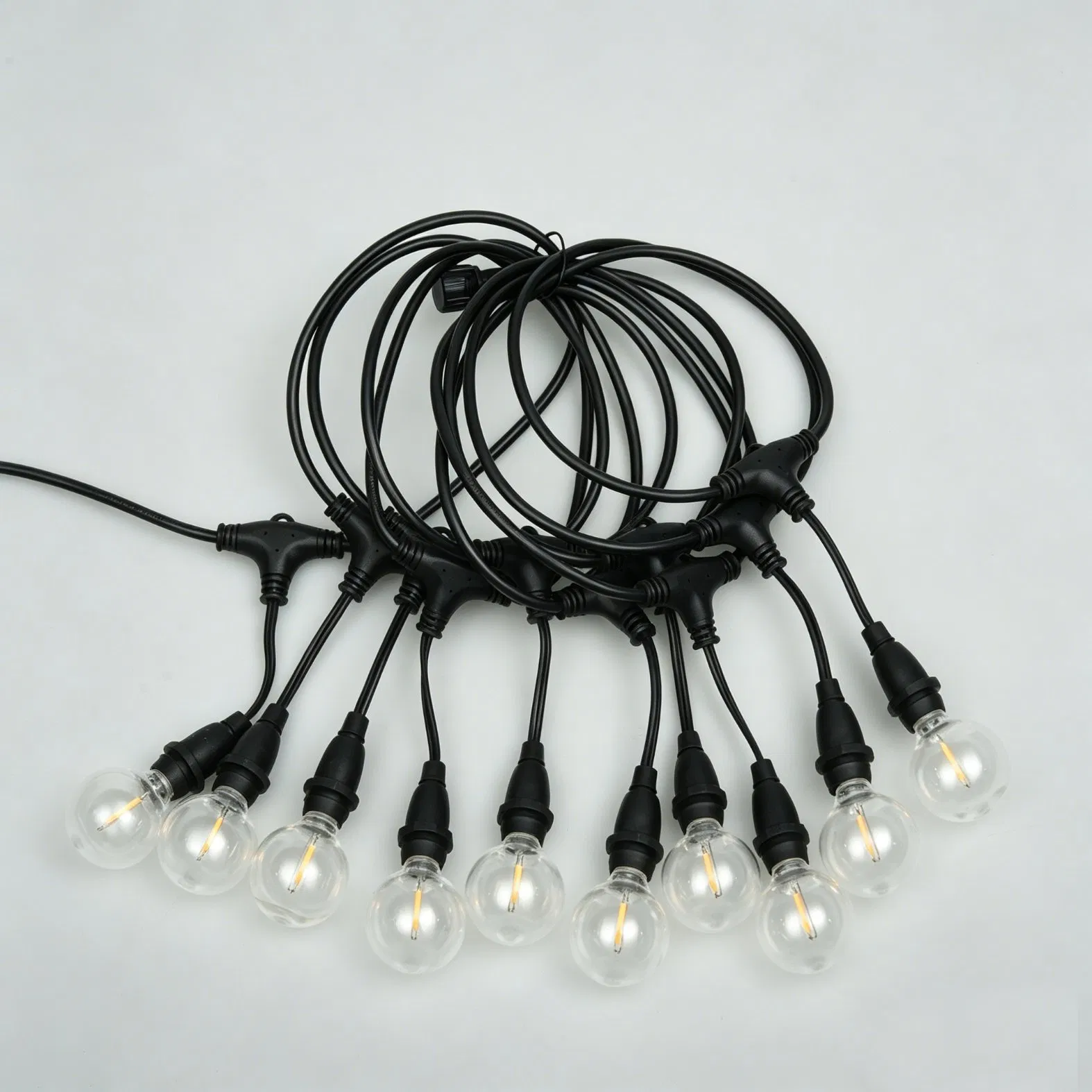 Iluminação de Cordão de Festa ao Ar Livre E12 Soquete Globo 45