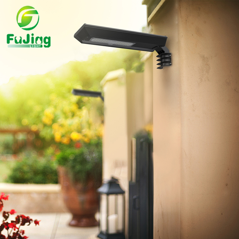 Iluminação de Jardim LED Tudo em Um 12W Luz Solar de Parede