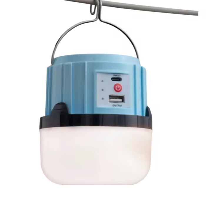 Lanterna de LED solar portátil para exteriores, luz de camping e tenda, economia de energia, iluminação à prova d'água para barracas noturnas