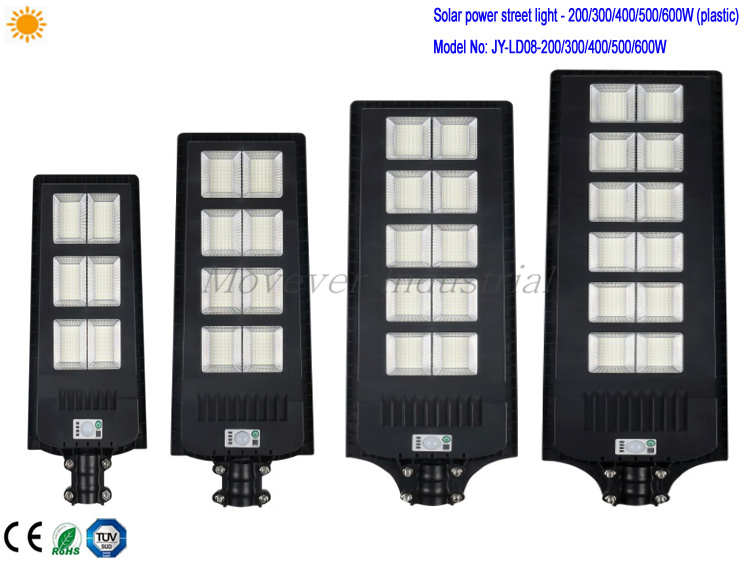 Promoção 200W (2100LM) Iluminação de Rua LED Solar Powered ABS