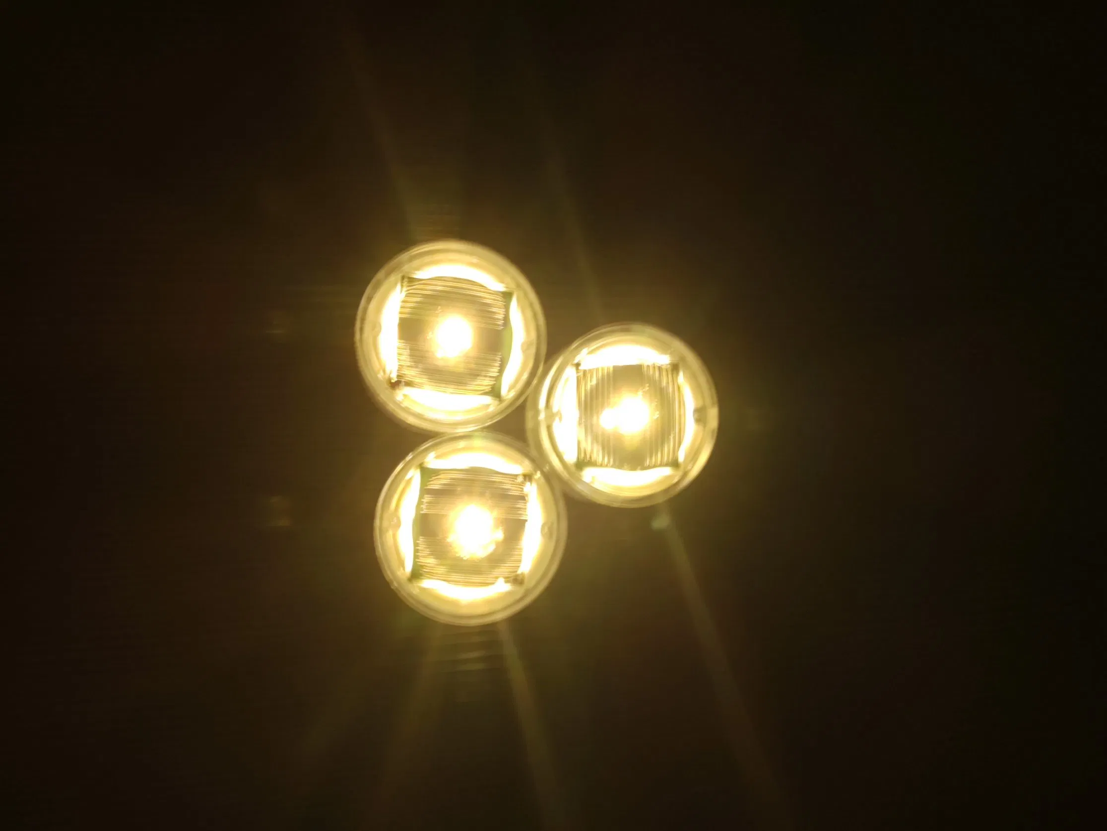 Luzes de Deck Solar Luzes de Dock Solar IP68 Luzes LED à Prova d'Água para Exterior Luzes de Marcador de Entrada Sem Fio Iluminação de Advertência para Jardim Calçada Caminho Pista