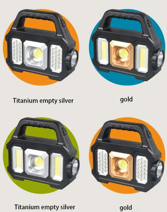 Lanterna Solar Portátil para Camping Fácil de Levar para Iluminação Interna e Externa de Tendas