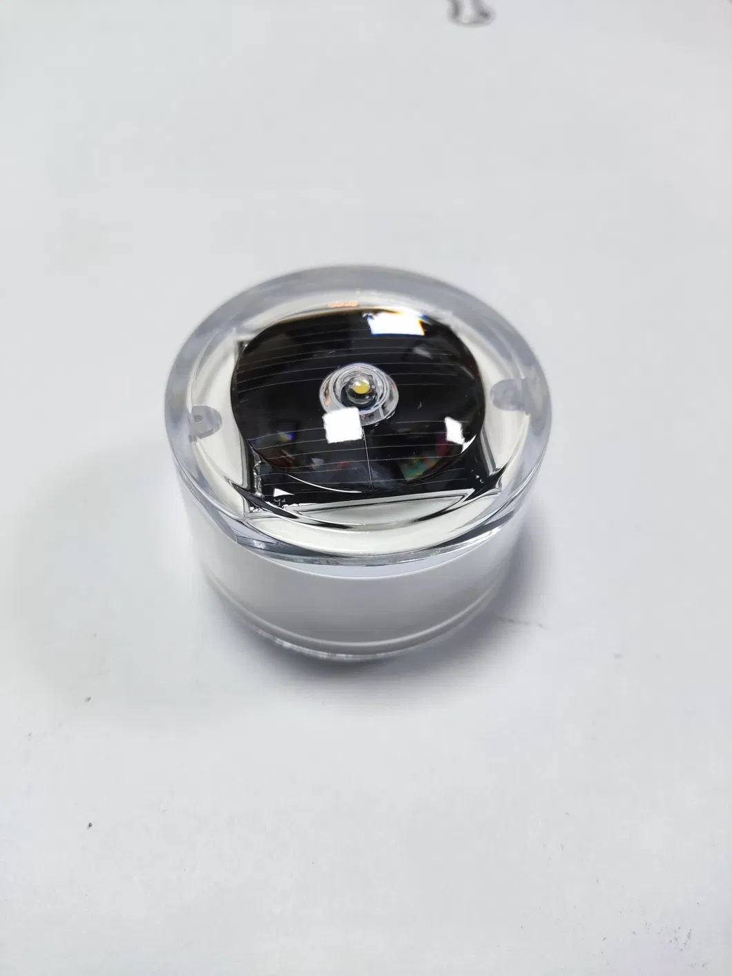 Luzes de Deck Solar Luzes de Dock Solar IP68 Luzes LED à Prova d'Água para Exterior Luzes de Marcador de Entrada Sem Fio Iluminação de Advertência para Jardim Calçada Caminho Pista