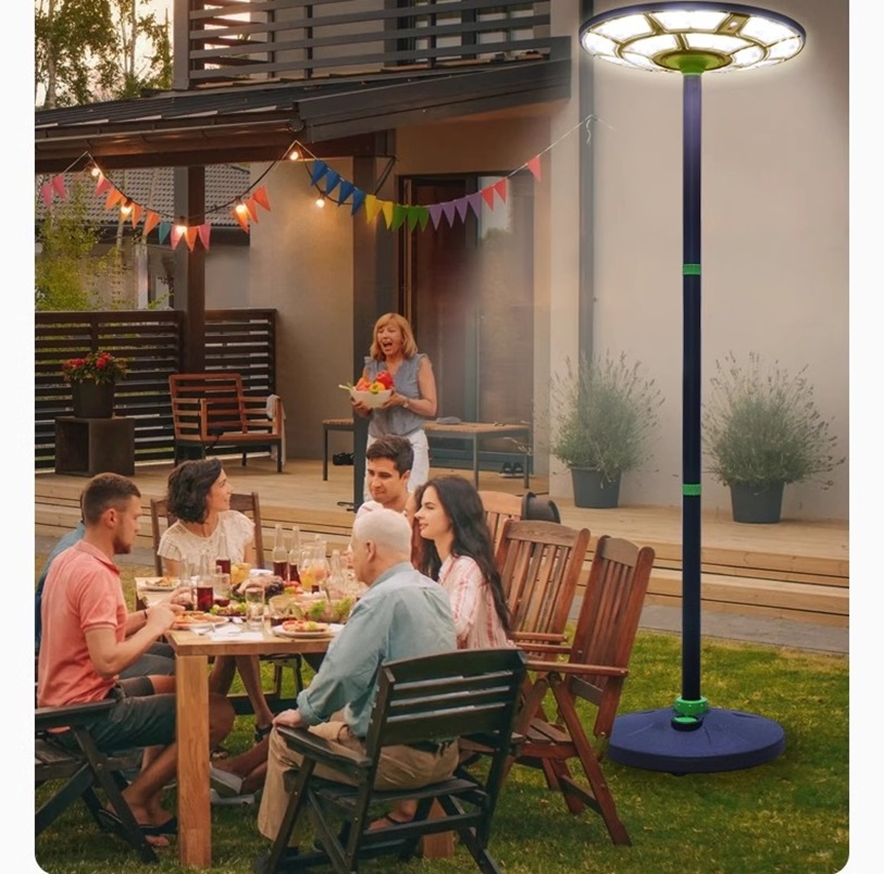 Luz de Inundação LED Solar com Sensor de Movimento para Iluminação Externa com Controle Remoto TJ19