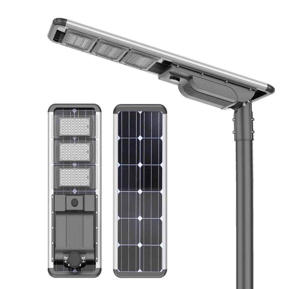Luz de Rua Solar Tudo em Um para Exterior com IP66 RoHS Ik09