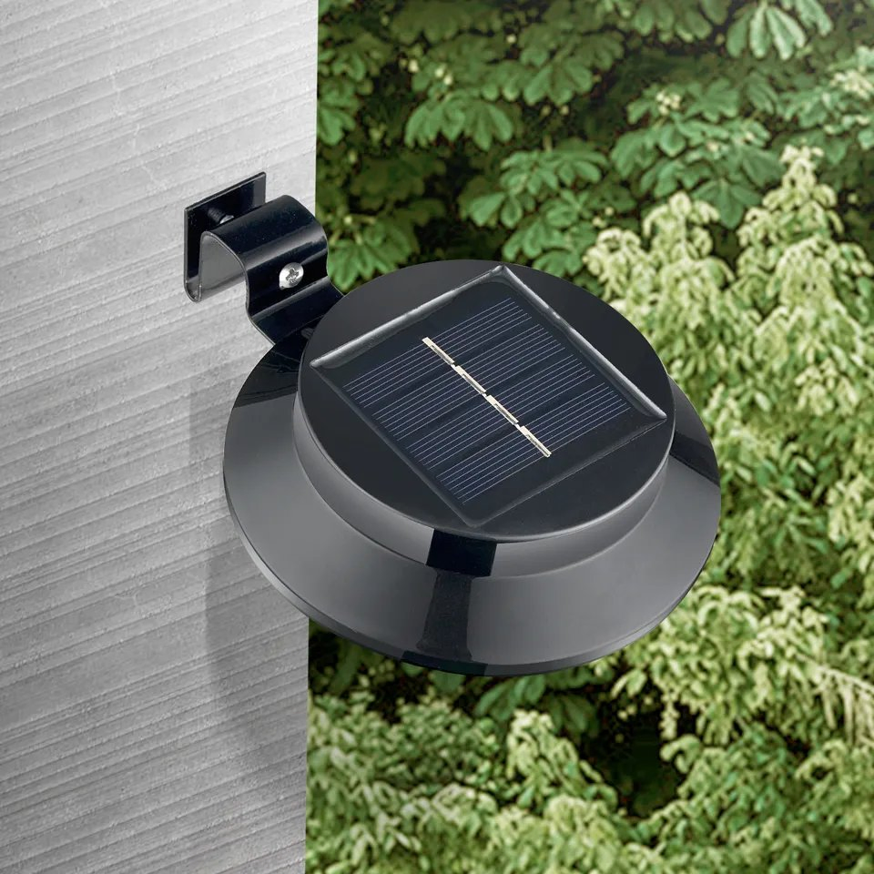 Lâmpada Solar Inteligente de Carregamento LED para Parede Externa Iluminação de Cerca de Vila