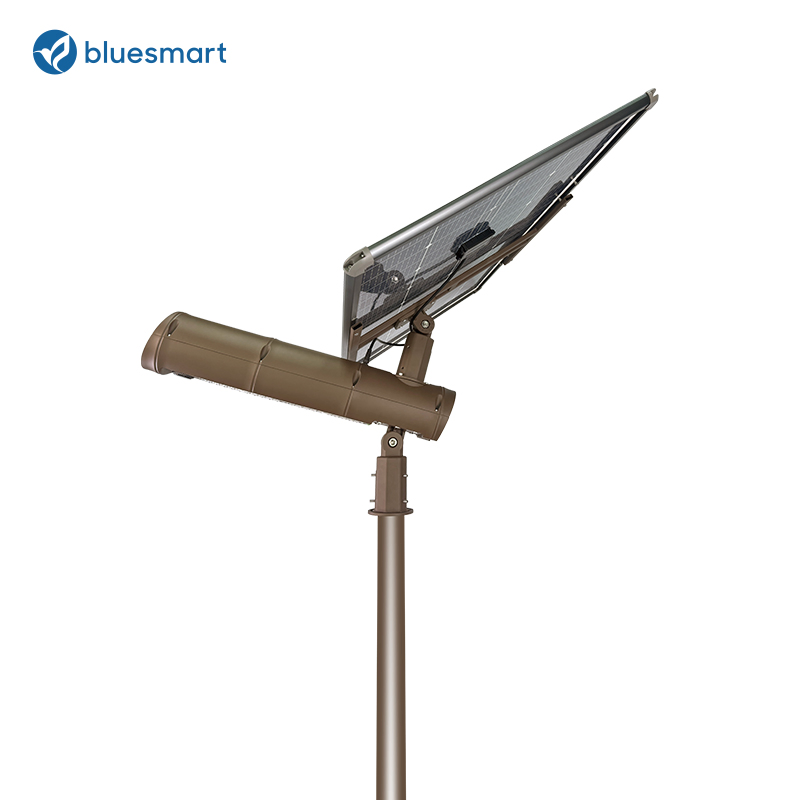 Iluminação Solar do Centro Cívico 80W Tudo em Um Temporizador Inteligente com Sensor de Movimento para Exterior