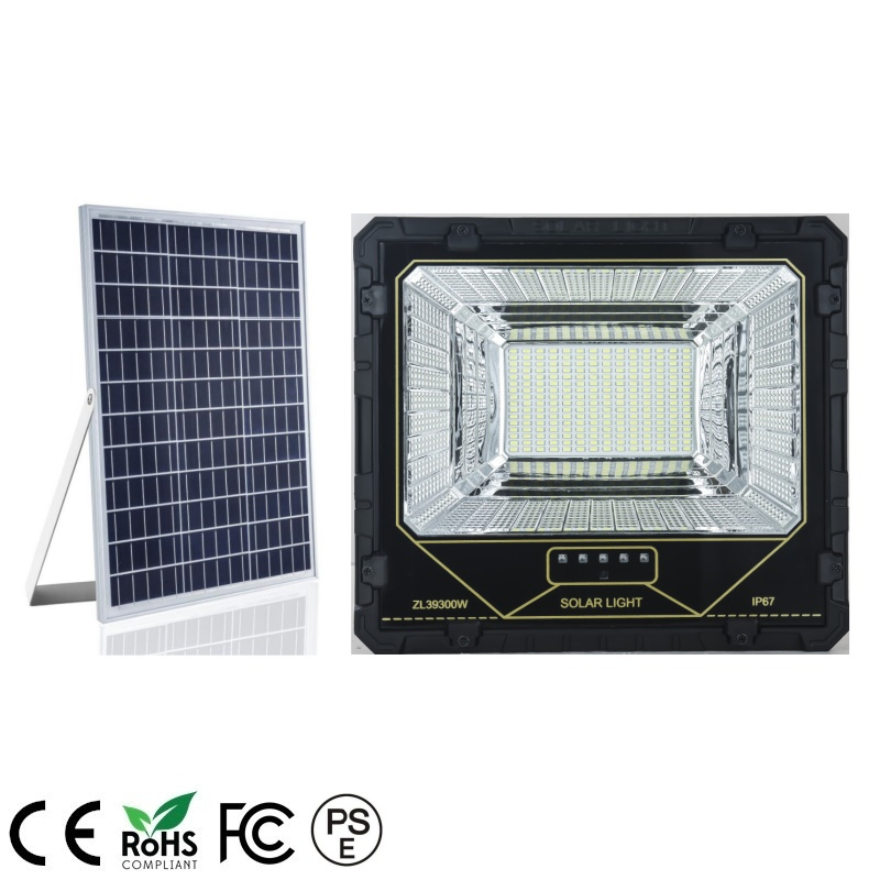 IP67 12000mAh IP67 200W Iluminação de Inundação Solar ao Ar Livre