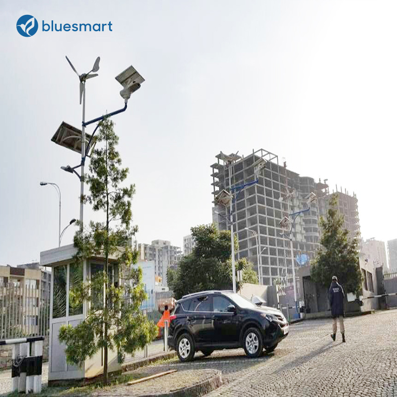 100W Iluminação LED Solar Integrada para Jardim ao Ar Livre, Lâmpada de Rua Solar, Iluminação de Segurança Solar