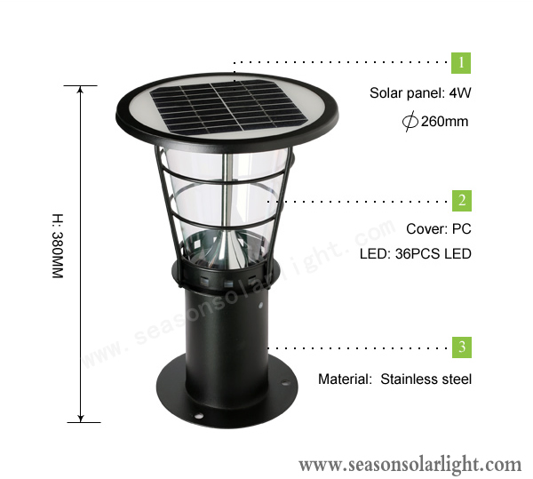 Iluminação de Caminho Solar para Jardim com LED Solar em Bólares, com Luzes LED Multicoloridas