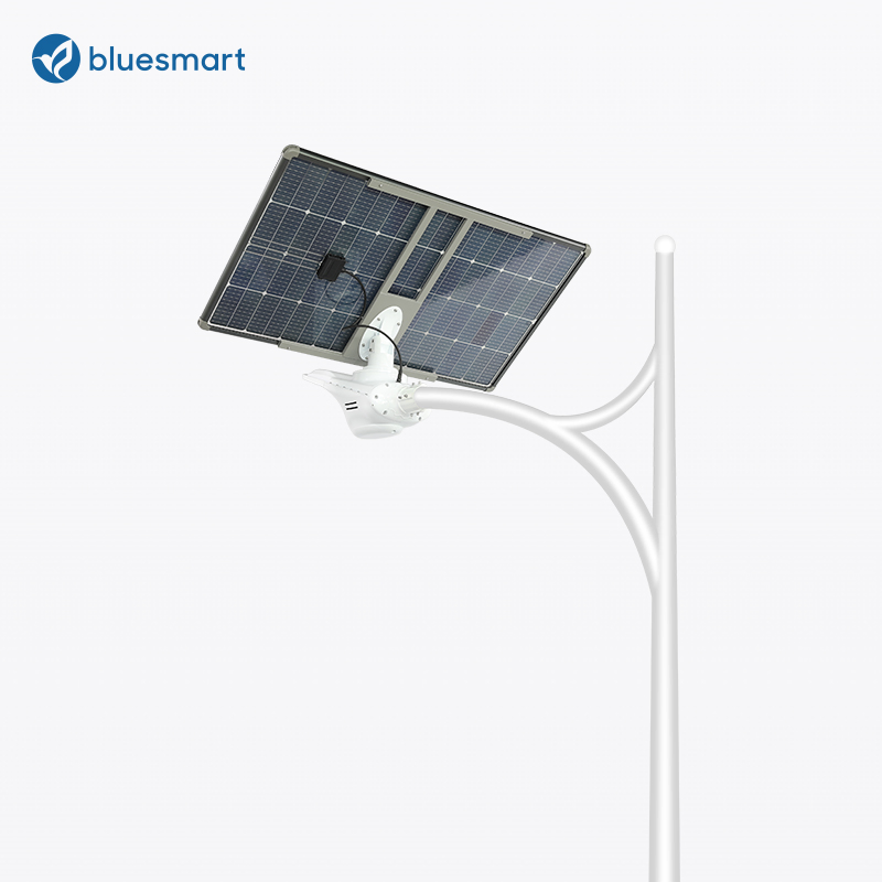 100W Iluminação LED Solar Integrada para Jardim ao Ar Livre, Lâmpada de Rua Solar, Iluminação de Segurança Solar